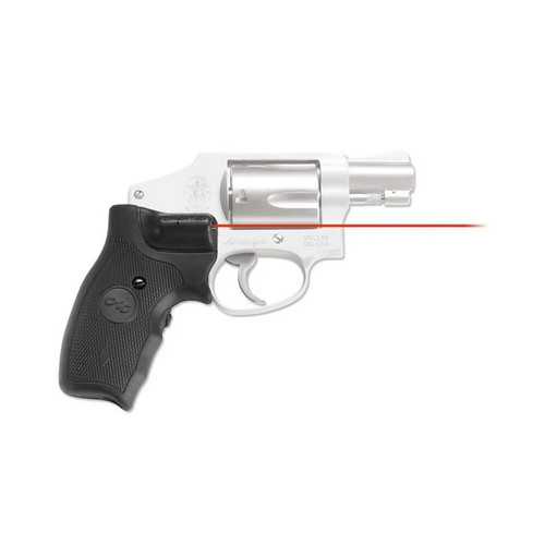 Crimson Trace LG-305 Lasergrips® for Smith & Wesson J-Frame Round Butt (Extended Grip), Red Laser