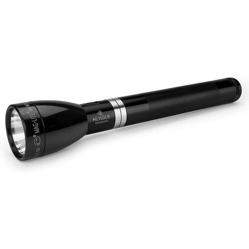 Maglite ML150LR Mag Charger Rechargeable LED Fast-Charging Flashlight, Black