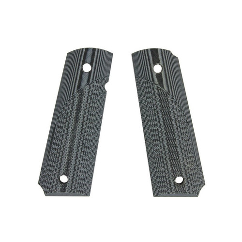 Pachmayr 1911 G10 Pistol Grips, Gray/Black