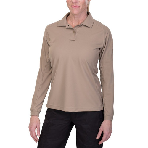 Vertx VTX4030P Women's Coldblack Long Sleeve Polo Shirt