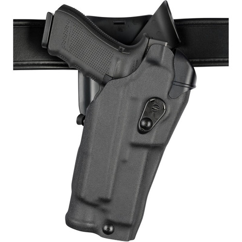 Safariland Model 6395RDS ALS Low-Ride Level I Retention Duty Holster for Glock 19 45 MOS w/ Streamlight TLR-7