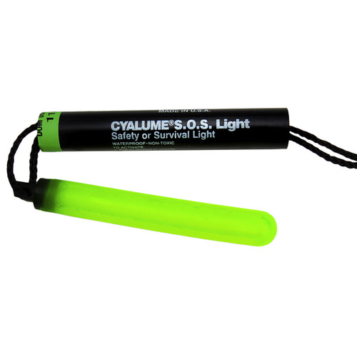 Cyalume 9-42740PF S.O.S. Signal or Survivial Emergency Light, Green, 50 Pack