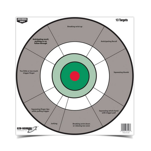 Birchwood Casey  Eze-Scorer 12" Handgun Trainer Target