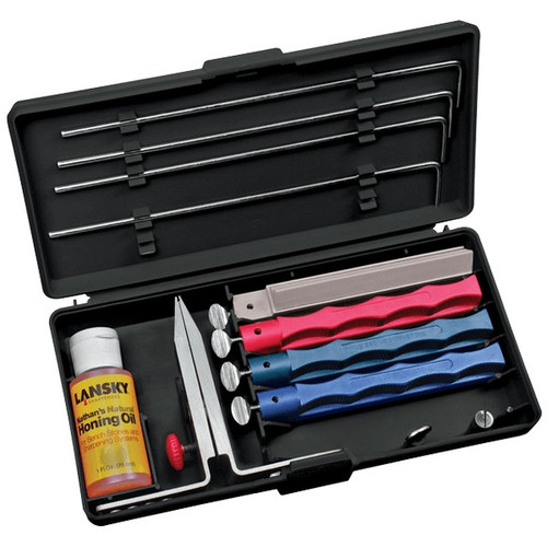 Lansky Sharpeners LKUNV 4-Stone Knife Sharpening Universal System