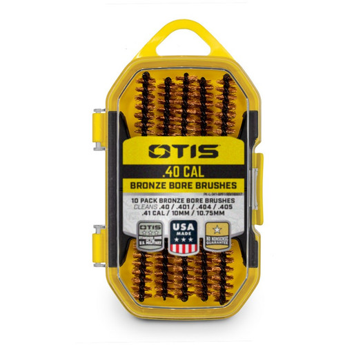 Otis Technology FG-341-BP .40 Cal/10mm Bronze Bore Brushes 10 Pack Otis Technology FG-341-BP .40 Cal/10mm Bronze Bore Brushes 10 Pack