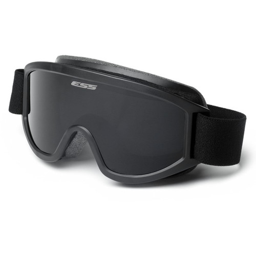 ESS 740-0247 Striker Asian Fit Goggles, Black Frame w/ Clear & Smoke Gray Lens