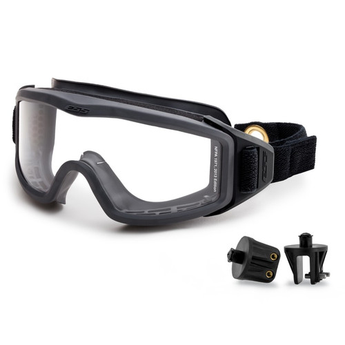 ESS 740-0536 Firepro 1971 EX-2 Goggles w/ Black Frame & Clear Lens