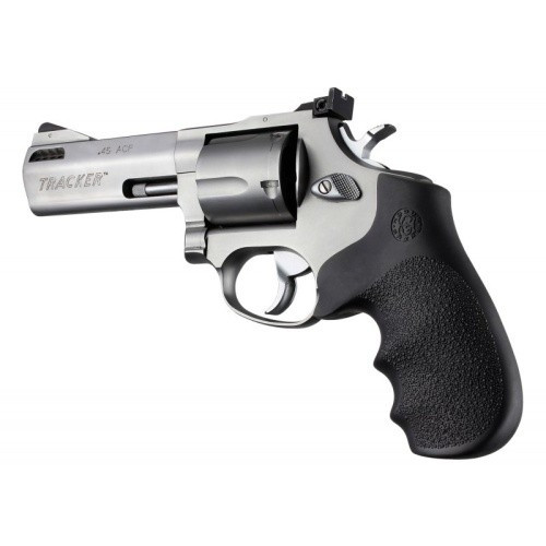 Hogue 73000 Overmolded Rubber Grip for Taurus Tracker/Judge, Black
