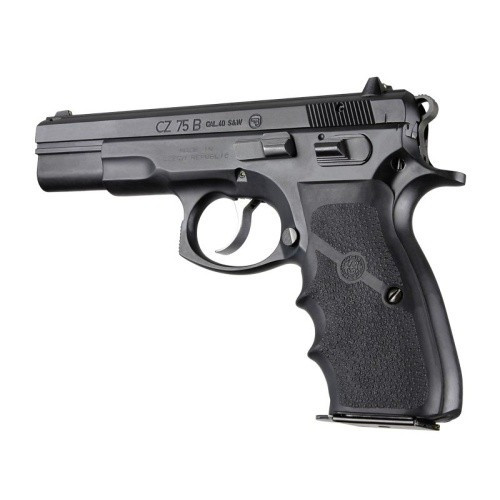 Hogue 75000 Rubber Wraparound Grip with Finger Grooves, Black