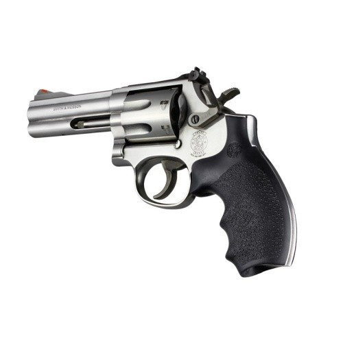 Hogue 62000 Round Butt Rubber Bantam Style Grip for Smith & Wesson K or L Frame