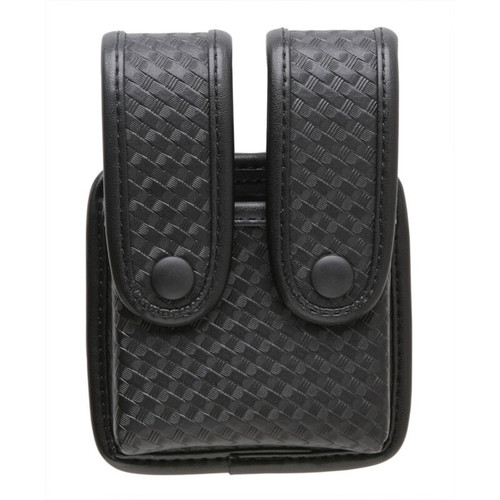 Uncle Mike's Fitted Pistol Double Magazine Case w/ Flaps for Double Row Mags