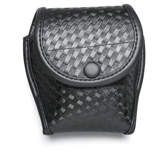 Uncle Mike's 7457-2 Double Cuff Case with Flap, Basketweave