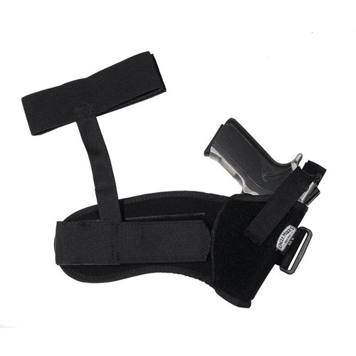 Uncle Mike's 8816-1 Ankle Holster w/ Retention Strap for 3.25" - 3.75" BBL Medium & Large Autos