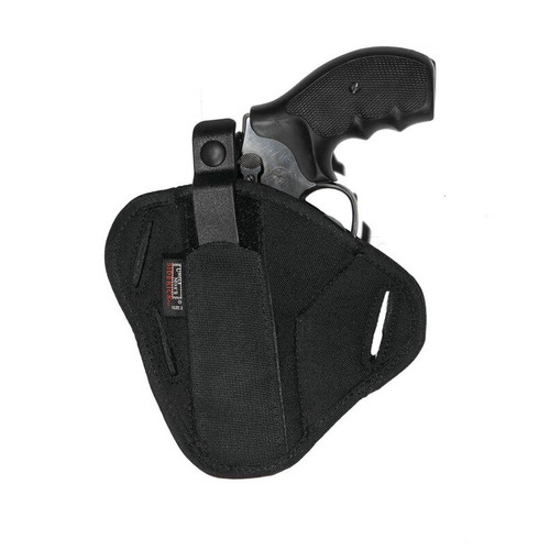 Uncle Mike's 8602-0 Super Belt Slide Holster for 4" BBL Medium Double Action Revolvers