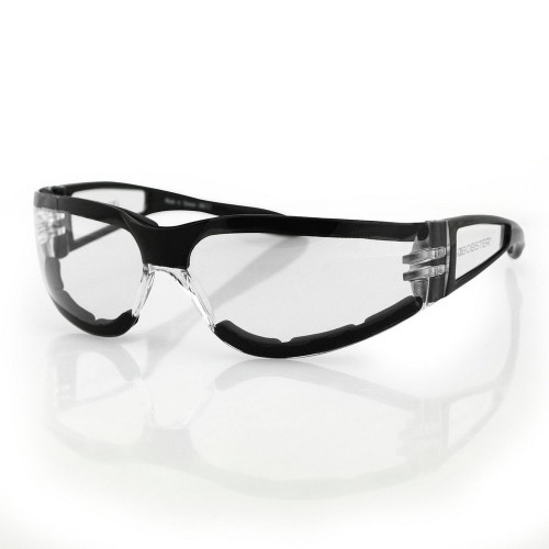 Bobster Shield II Safety Glasses w/ Shatter Resistant Polycarbonate Lenses