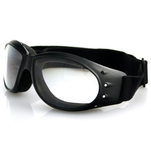 Bobster Cruiser Riding Goggles w/ Shatter Resistant Polycarbonate Lenses