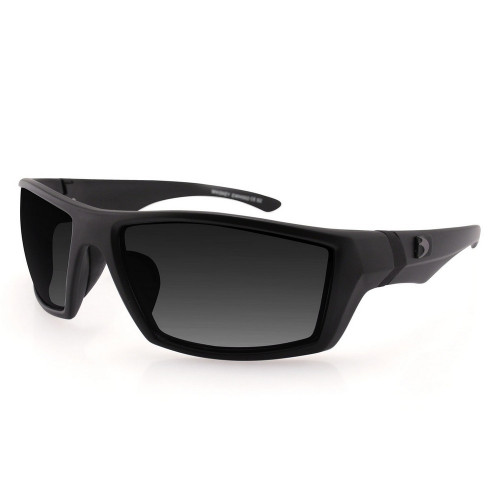 Bobster EWHI002 Whiskey Ballistic Sunglasses w/ Matte Black Frame & Smoke Lens