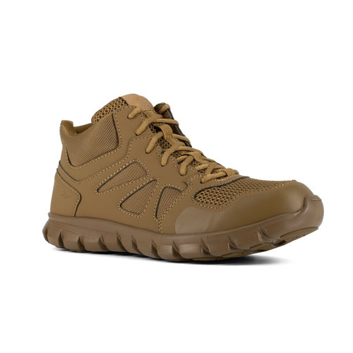 Reebok RB8406 Men's Sublite Cushion Tactical Mid-Cut Boots, Coyote