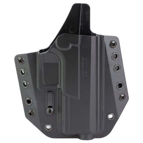 Bravo Concealment OWB Concealment Holster, Black, Right Handed, Fits CZ P-10C
