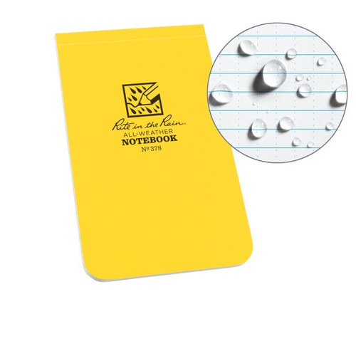 Rite in the Rain All-Weather Soft Cover Top Bound Notebook (3.25" x 5.25") Universal Pattern