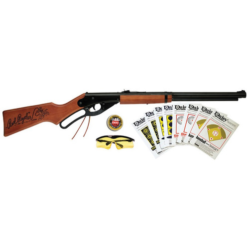 Daisy 994938-803 Youth Red Ryder Shooting Kit .177 BB Lever Action Rifle 350 FPS