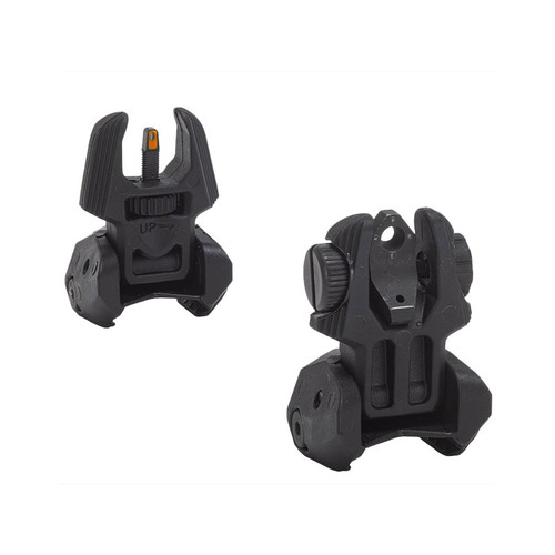 Meprolight FRBS Self-Illuminated Flip Backup Sights, 4 Dot Rear