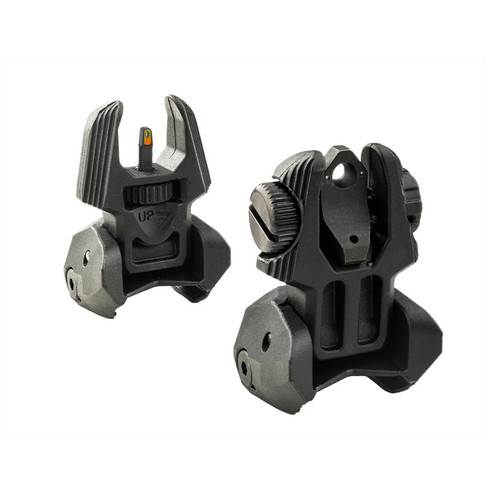 Meprolight 403220 FRBS Self-Illuminated Flip Backup Sights, Black, 2 Dot Rear