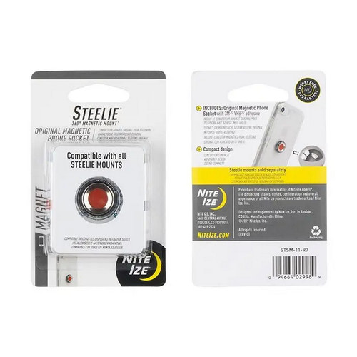 Nite Ize STSM-11-R7 Steelie® Magnetic Phone Socket