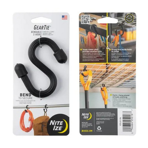 Nite Ize GTS-01-R6 Gear Tie® Bendable S-Hook