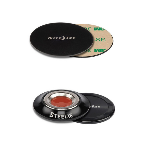 Nite Ize STO-01-R7 Steelie® Orbiter® Magnetic Socket + Metal Plate