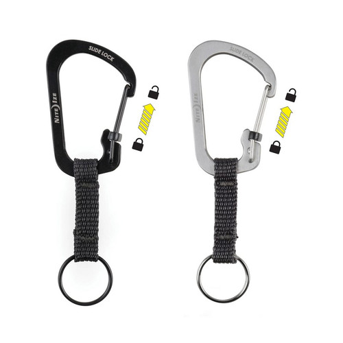 Nite Ize SlideLock® Key Ring Stainless Steel Nite Ize SlideLock® Key Ring Stainless Steel