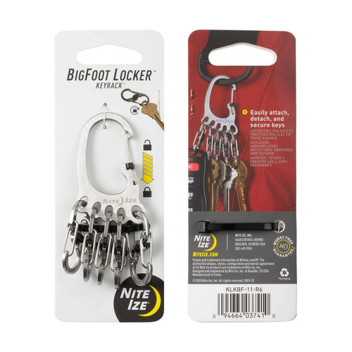 Nite Ize BigFoot Locker® KeyRack™ Stainless Steel
