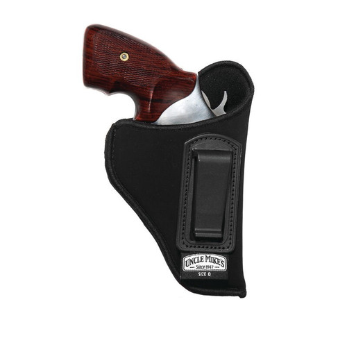 Uncle Mike's Inside-the-Pant Holster Open Style for 2" - 3" BBL Small & Medium Double Action Revolvers