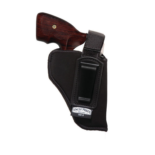 Uncle Mike's Inside-the-Pant Holster w/ Retention Strap for Universal 2" - 3" BBL Small & Medium Double Action Revolvers