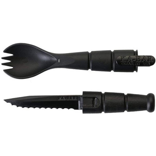 KA-BAR 9099 Spork/Knife (Serrated Edge 2.5" Clip Point Blade)