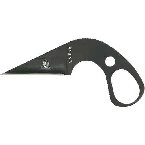 KA-BAR 1478BP Last Ditch Fixed Boot Knife Drop Point 9Cr18 Stainless Steel Blade, Black 9Cr18 Stainless Steel Handle