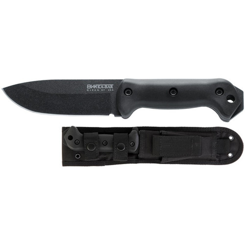 KA-BAR BK22 Becker Campanion Fixed Knife 10.50" Drop Point 1095 Cro-Van Blade, Black Ultramid Handle