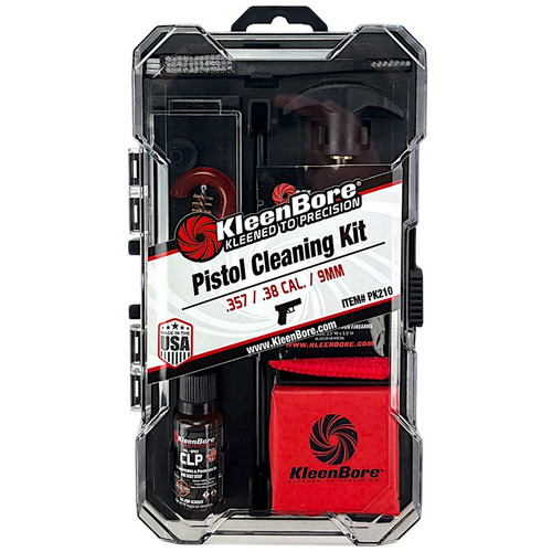 KleenBore PK210 Handgun Classic Cleaning Kit for .38/.357/9mm
