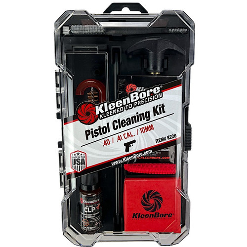 KleenBore K220 Handgun Classic Cleaning Kit for .40/.41/10mm