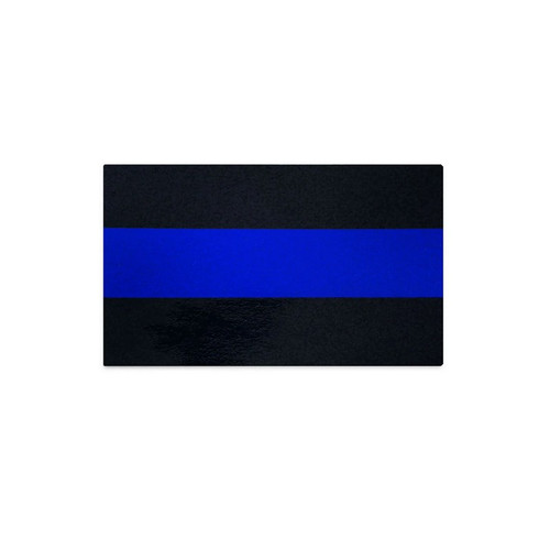 Thin Blue Line BB-REFLECT Classic Car Decal, 3" x 5", 3-Pack