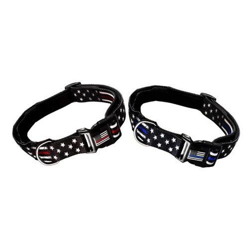 Thin Blue Line Stars & Stripes Dog Collar