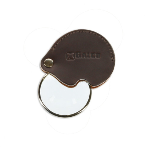 Galco SL815DH Magnifying Glass with Case, Dark Havana