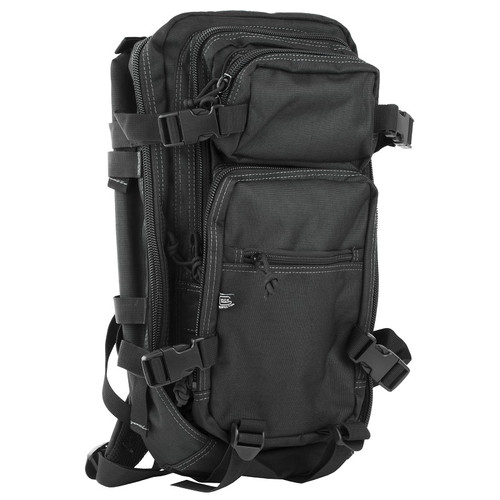 Glock AS02000 Heavy Duty Multi-Purpose 3-1 Backpack, Range Bag, Day Pack - Black