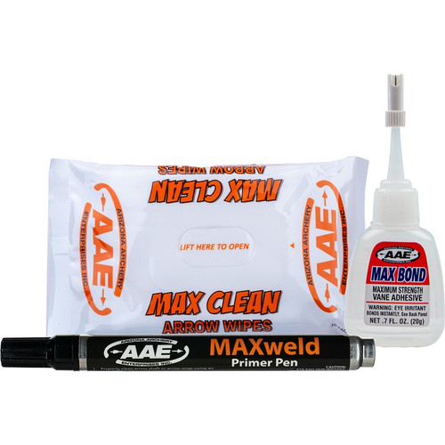 Arizona Archery Enterprises AAE Max Adhesion Kit (Fletching Glue, Primer, Wipes) Arizona Archery Enterprises AAE Max Adhesion Kit (Fletching Glue, Primer, Wipes)