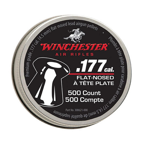 Daisy 987415-406 Premium Winchester .177 Caliber Flat Nose Pellets 500 Count