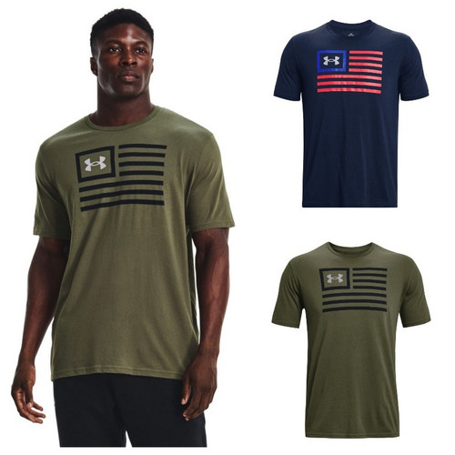 Under Armour 1373885 Men's UA Freedom Chest T-Shirt Under Armour 1373885 Men's UA Freedom Chest T-Shirt
