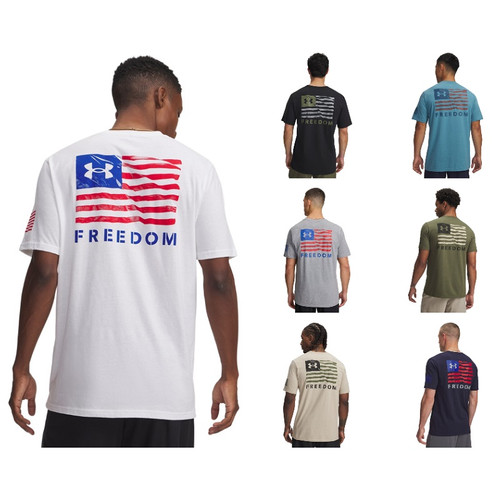 Under Armour 6004097 Men's UA Freedom Left Chest T-Shirt