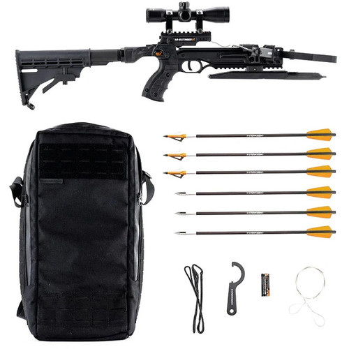 Steambow AR-6 Survival Compact Hunting/Tactical Crossbow Bundle w/4X Scope & Bag