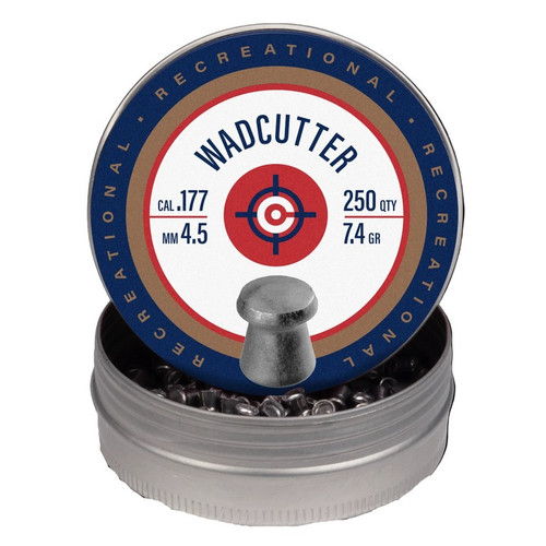 Crosman 6177 Premier Wadcutter Pellet .177 Caliber 7.4g Pellets (250 Count)