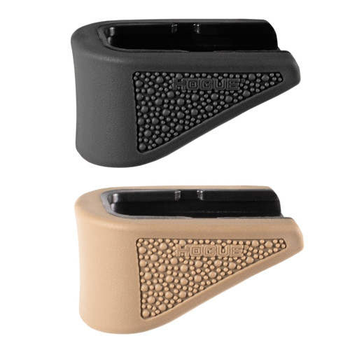 Hogue OverMolded® Rubber Grip Extension Base Pad for Glock 42 .380 ACP (6-Round Magazines)